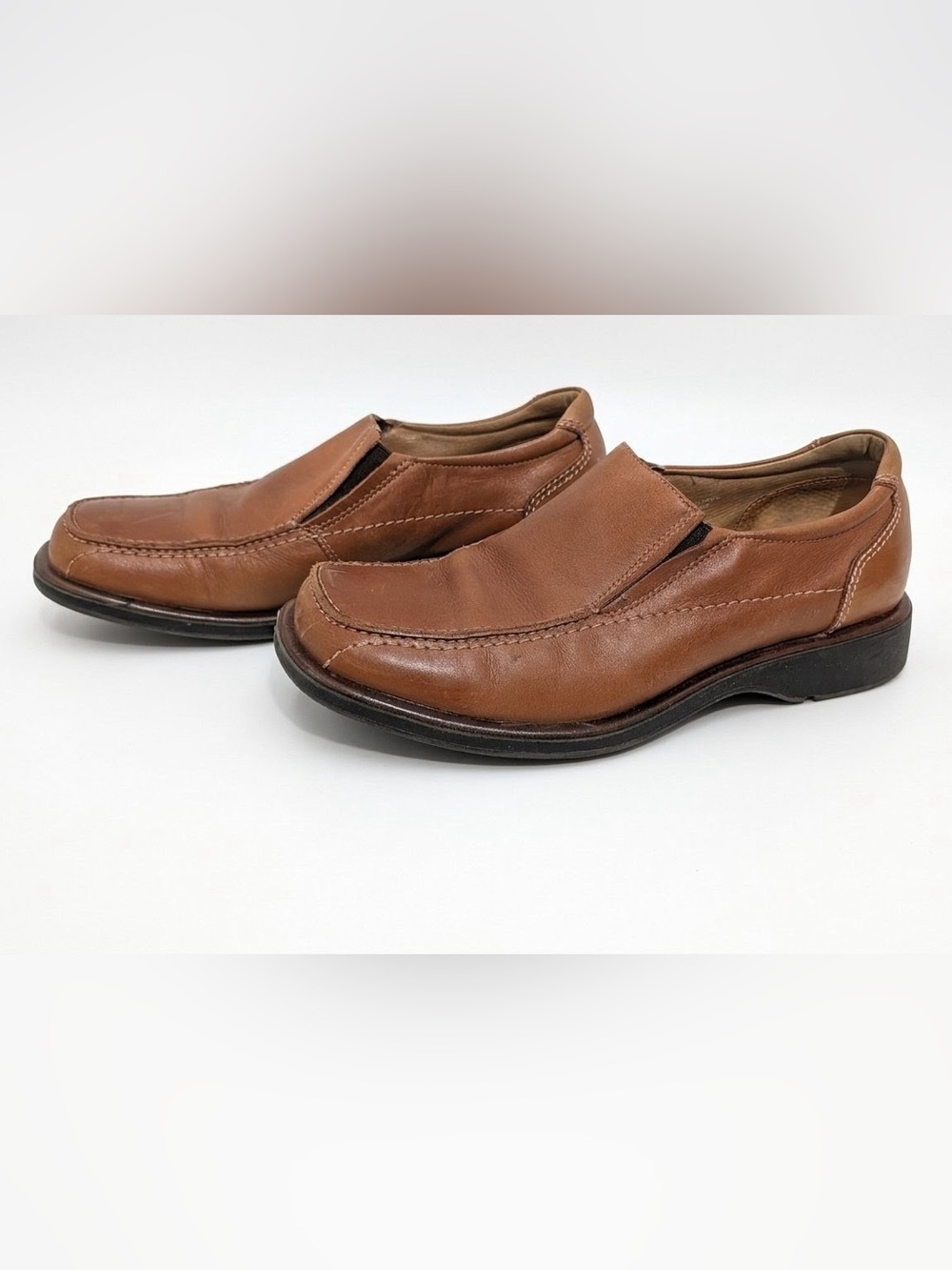 Men's Slip-On Tan Leather Casual Loafers